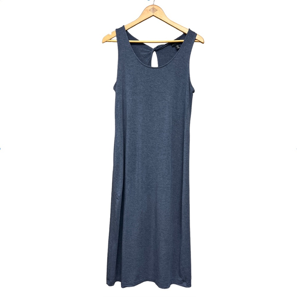 ADRIENNE VITTADINI BLUE MAXI DRESS SIZE M